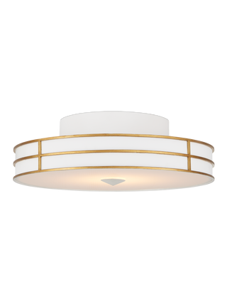 Fielding White Flush Mount