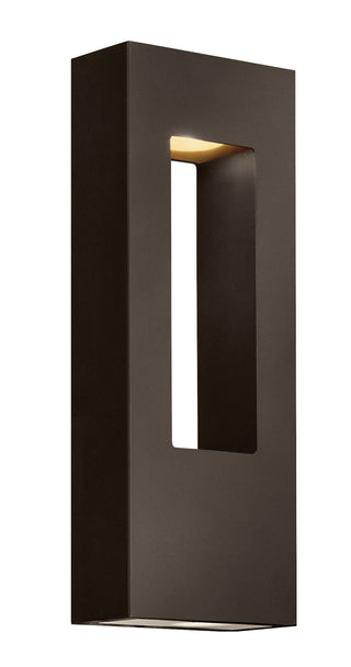 Atlantis Medium Wall Mount Lantern in Bronze