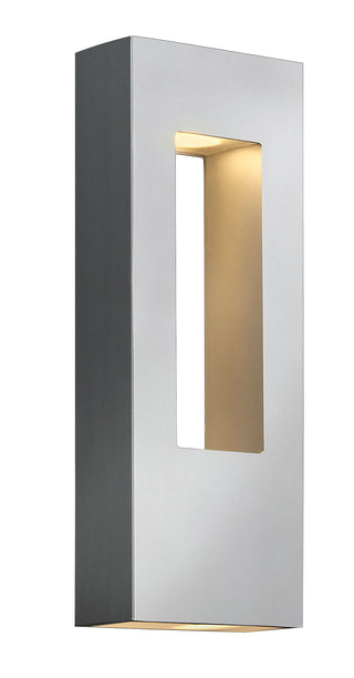 Atlantis Medium Wall Mount Lantern In Gray Finish