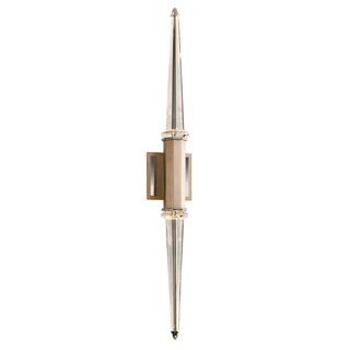Harlow Wall Sconce In TRANQUILITY SILVER LEAF Finish