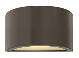Luna Extra Small Up/Down Wall Mount Lantern In Light Bronze Finish