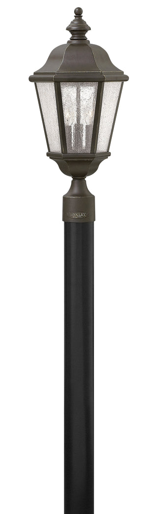 Edgewater Large Post Top or Pier Mount Lantern In Light Bronze Finish