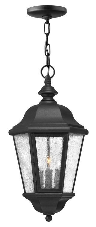 Edgewater Medium Hanging Lantern In Black Finish
