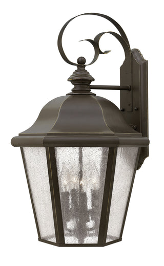Edgewater Large Wall Mount Lantern in Oil Rubbed Bronze
