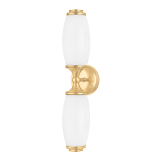 Brooke Wall Sconce with Aged Brass Finish