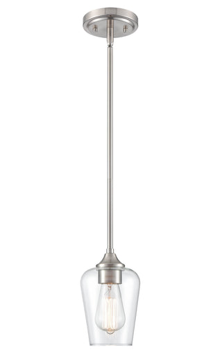 Ashford 1-Light Mini-Pendant - Brushed Nickel