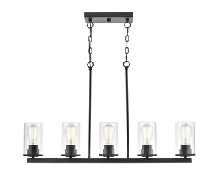 Verlana 5-Light Island Matte Black