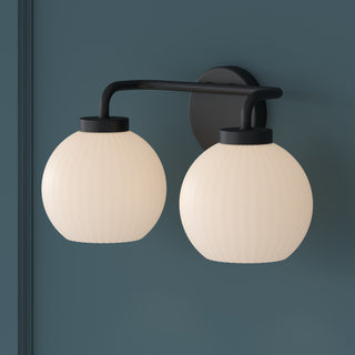 Oprah 2-Light Vanity Matte Black