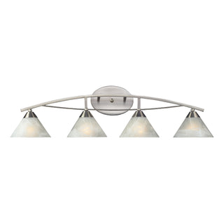 Elysburg 36'' Wide 4-Light Vanity Light - Satin Nickel