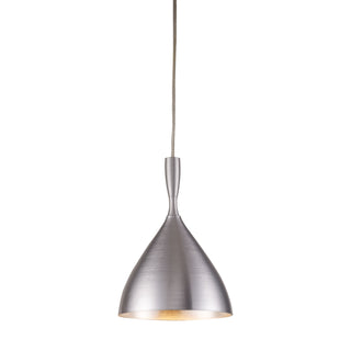 Spun Aluminum 7'' Wide 1-Light Pendant - Aluminum