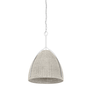 WOODLAWN Pendant with WHITE PLASTER Finish