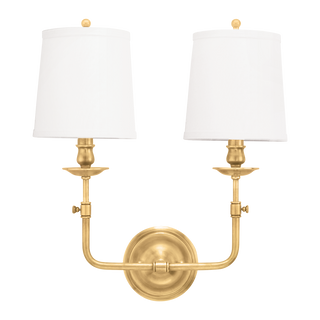 Logan Wall Sconce with Aged Brass Finish