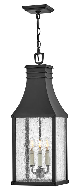Beacon Hill Large Hanging Lantern In Black Finish