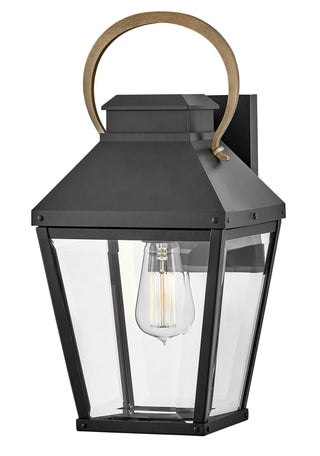 Dawson Small Wall Mount Lantern in Black