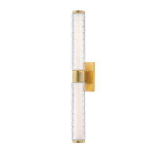 CASTOR BATH SCONCE AGED BRASS