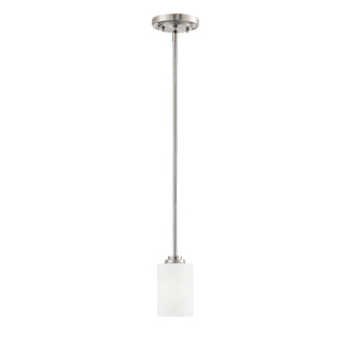 Bristo 1-Light Pendant light Satin Nickel