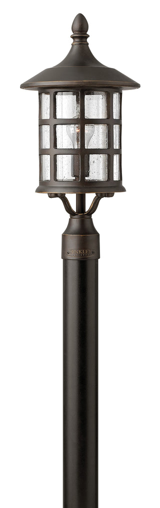 Freeport Medium Post Mount Lantern in Oil Rubbed Bronze