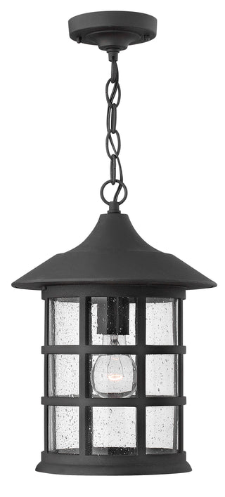 Freeport Medium Hanging Lantern In Black Finish
