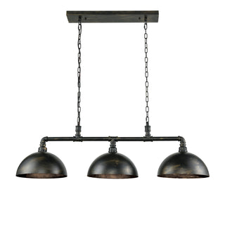 Mulvaney 49'' Wide 3-Light Linear Chandeliers - Black