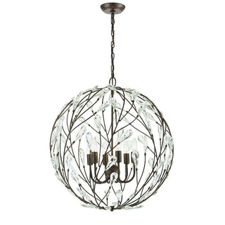 Crislett 25" Wide 6-Light Chandelier