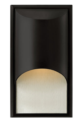 Cascade Medium Wall Mount Lantern In Black Finish