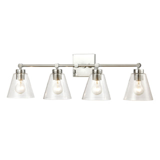 East Point 33'' Wide 4-Light Vanity Light - Polished Chrome