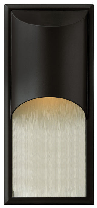 Cascade Medium Wall Mount Lantern In Black Finish