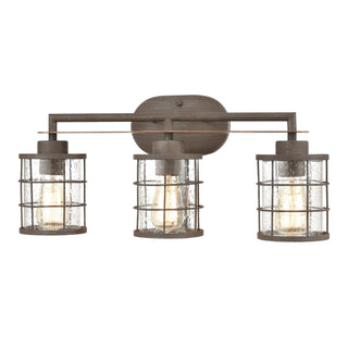 Gilbert 24'' Wide 3-Light Vanity Light - Rusted Coffee