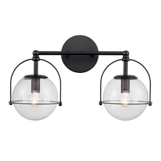 Langford 17'' Wide 2-Light Vanity Light - Matte Black