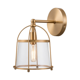 Merrick 10'' High 1-Light Sconce - Satin Brass