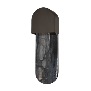 Hobart Wall Sconce Black Brass