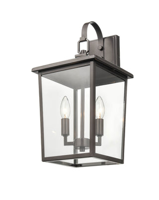 Fetterton 2-Light Outdoor Wall Sconce Powder Coated Bronze