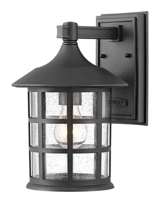 Freeport Coastal Elements Small Wall Mount Lantern in Textured Black