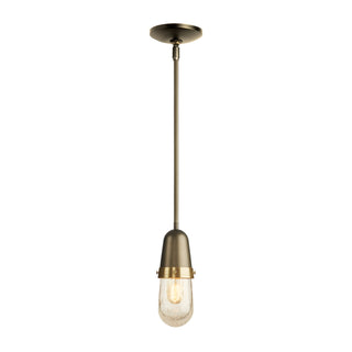 Fizz Mini Pendant Dark Smoke / Brass / Clear Bubble Glass (YG)