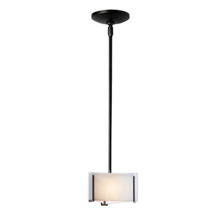 Exos Delta Mini Pendant Black / White Art Glass (BB) / MULTIPLE