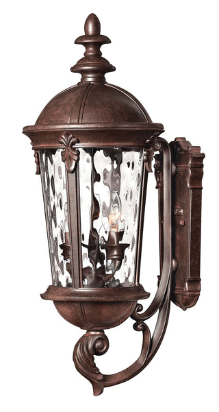 Windsor Large Wall Mount Lantern in River Rock