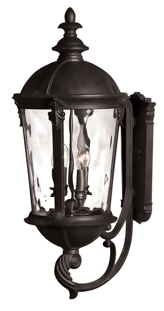 Windsor Large Wall Mount Lantern in Black