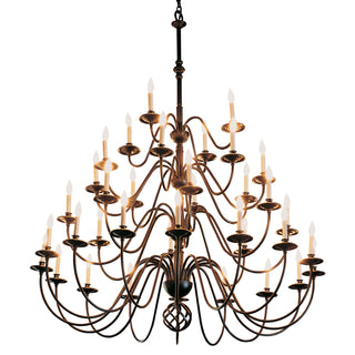 Ball Basket 36 Arm Chandelier White / Large (24+ inches)