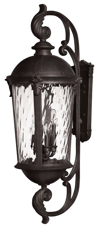 Windsor Double XL Wall Mount Lantern in Black