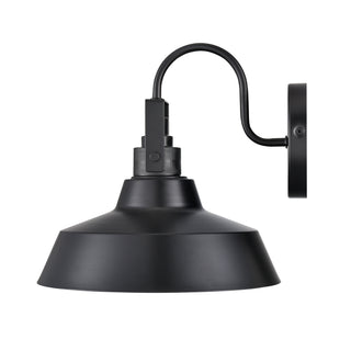 Axell 1-Light Outdoor Wall Sconce Powder Coated Black