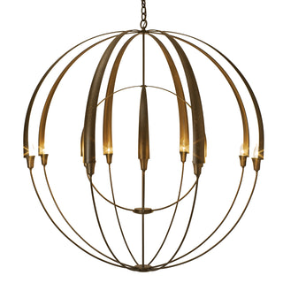 Double Cirque Large Scale Chandelier Dark Smoke