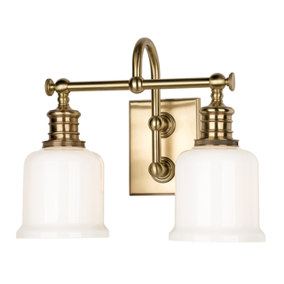 Keswick Bath and Vanity with Aged Brass Finish