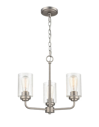 Moven 18" Wide 3-Light Chandelier