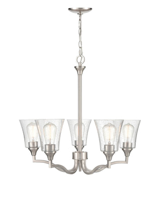 Caily 5-Light Chandelier Ceiling Light Brushed Nickel