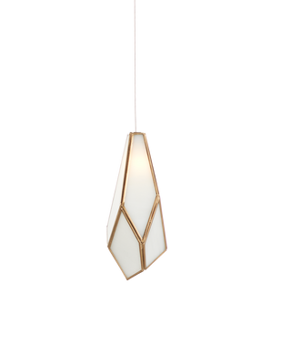 Glace White 1-Light Round Multi-Drop Pendant