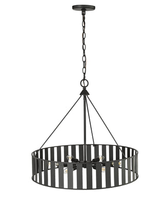 Stella 6-Light Chandelier Ceiling Light Matte Black