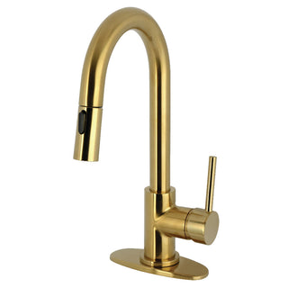 Concord Bar Prep Faucet in Brushed Brass