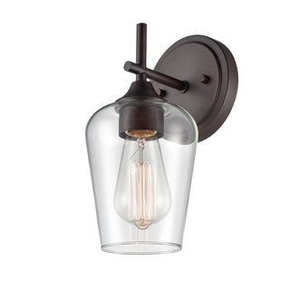 Ashford 1-Light Wall Sconce - Rubbed Bronze
