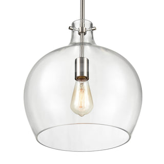 1-Light Pendant light Brushed Nickel