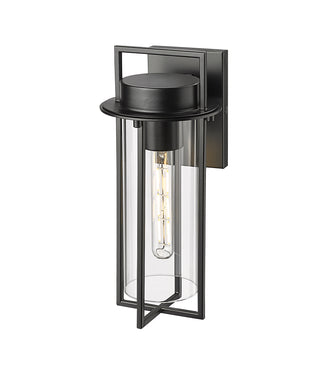 Russell 1-Light Outdoor Wall Sconce Powder Coated Black